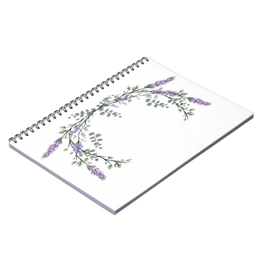 Lavender en Eucalyptus Notitieboek (Linkerzijde)