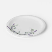 Lavender en Eucalyptus Papieren Bordje (Gekanteld)