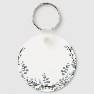 Lavender en Eucalyptus Sleutelhanger