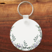 Lavender en Eucalyptus Sleutelhanger (Voorkant)
