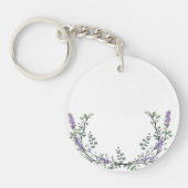 Lavender en Eucalyptus Sleutelhanger (Voorkant)