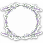 Lavender en Eucalyptus Sticker (Voorkant)