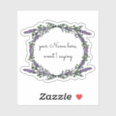Lavender en Eucalyptus Sticker (Vel)