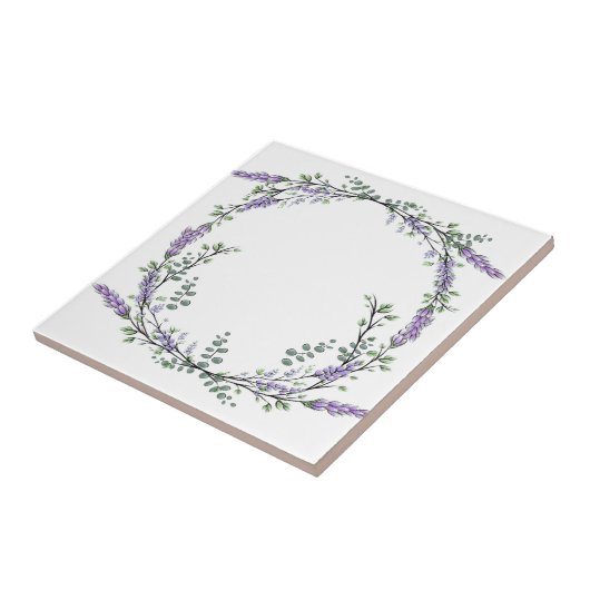 Lavender en Eucalyptus Tegeltje (Zijkant)
