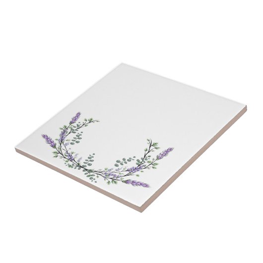 Lavender en Eucalyptus Tegeltje (Zijkant)