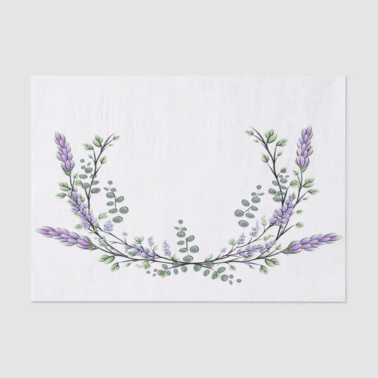 Lavender en Eucalyptus Tissuepapier (Voorkant)