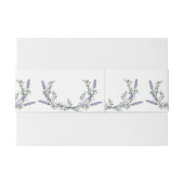 Lavender en Eucalyptus Uitnodigingen Wikkel (Achterkant Voorbeeld)