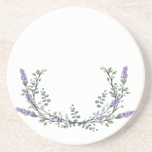 Lavender en Eucalyptus Zandsteen Onderzetter