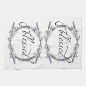 Lavender en Eucalyptus zonder been Theedoek (Horizontaal)