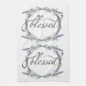 Lavender en Eucalyptus zonder been Theedoek (Verticaal)