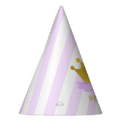 Lavender en Gold Tiara Princess Birthday Feesthoedjes (Links)