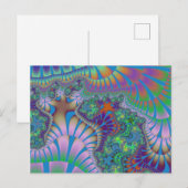 Lavender en Green Melt Briefkaart (Voorkant / Achterkant)