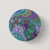 Lavender en Green Melt Ronde Button 3,2 Cm (Voorkant)