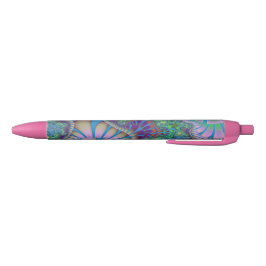Lavender en Green Melt Zwarte Inkt Pen