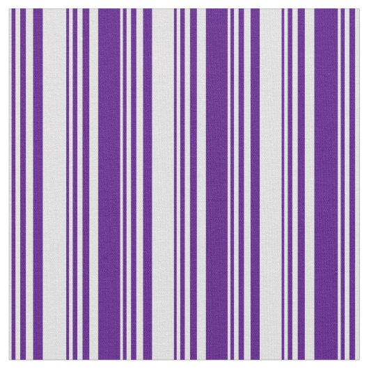 Lavender en Indigo Lines Stof (Close Up)