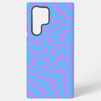 Lavender en Light Blue Checkered Pattern