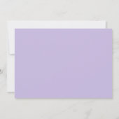 Lavender en Mint Waterverf Peonies Dank u wel | Bedankkaart (Achterkant)