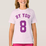 Lavender en Paarse Kinderen | Sport Jersey Design T-shirt<br><div class="desc">Lavender en Paarse Kinderen | Sport Jersey Design ・ Kinder sport Jersey T-Shirt</div>