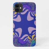Lavender en Paarse kruis Case-Mate iPhone Case (Achterkant)