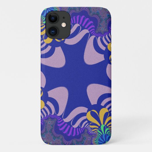 Lavender en Paarse kruis Case-Mate iPhone Case (Achterkant)