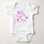 Lavender en Pink Big Sister Romper (Voorkant)