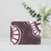 Lavender en Roze achtervoegsel Briefkaart (Staand voorkant)