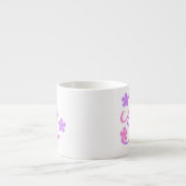 Lavender en Roze Big Sister Gifts Espresso Kop (Voorkant)