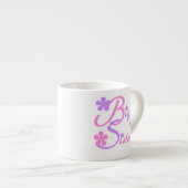 Lavender en Roze Big Sister Gifts Espresso Kop (Voorkant rechts)