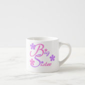 Lavender en Roze Big Sister Gifts Espresso Kop (Rechts)