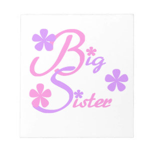 Lavender en Roze Big Sister Gifts Notitieblok