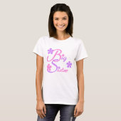 Lavender en roze Big Sister Tshirts en Gifts (Voorkant volledig)