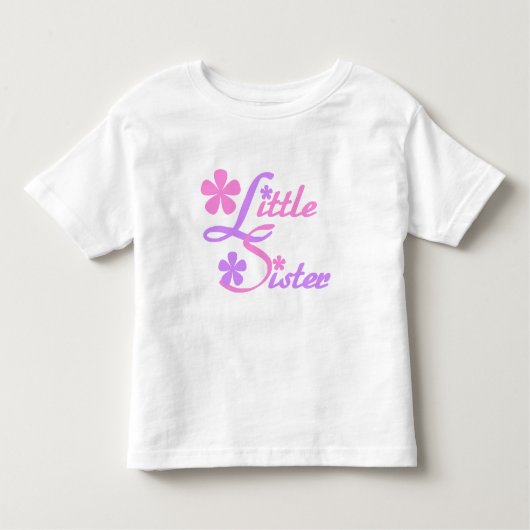 Lavender en Roze kleine zusjes overhemden Kinder Shirts (Voorkant)
