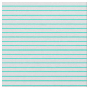 Lavender- en Turquoise-lijnen/Stripes-patroon Stof