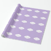 Lavender en White Cloud Personal Gift Wrap Cadeaupapier (Uitgerold)