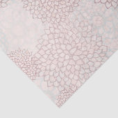 Lavender en White Flower Burst Tissuepapier (Detail)