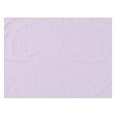 Lavender en White Gingham geborduurd Tafelkleed (Voorkant (Horizontaal))