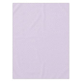 Lavender en White Gingham geborduurd Tafelkleed (Voorkant)