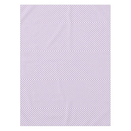Lavender en White Gingham geborduurd Tafelkleed