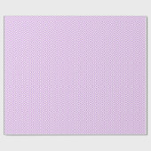 Lavender en White Meander Cadeaupapier (Vlak)