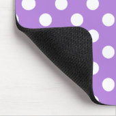Lavender en White Polka Dots Muismat (Hoek)