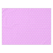 Lavender en White Polka Dots Tafelkleed (Voorkant (Horizontaal))
