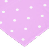 Lavender en White Polka Dots Tafelkleed (Gekanteld)