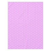 Lavender en White Polka Dots Tafelkleed (Voorkant)