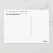 Lavender en Witte Chevrons Briefkaart (Achterkant)