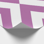 Lavender en Witte Chevrons Cadeaupapier (Hoek)