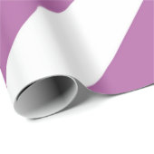 Lavender en Witte Chevrons Cadeaupapier (Rol Hoek)