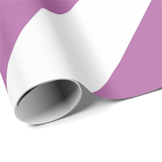 Lavender en Witte Chevrons Cadeaupapier (Rol Hoek)