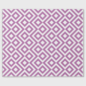 Lavender en Witte Chevrons Cadeaupapier (Vlak)