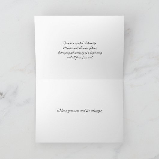 Lavender Enless Love Kaart (Binnen)