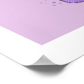 Lavender Essential Oil Bottle Drawing and Painting Poster (Hoek)